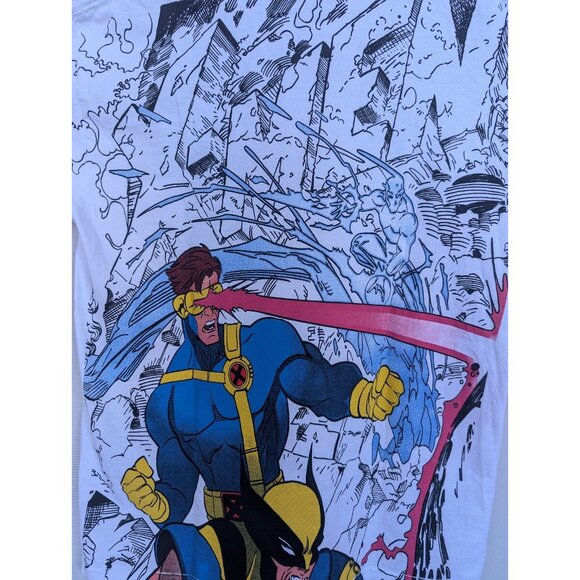 M.A.D. Mask and Disguise Magneto X Cyclops AOP T-Shirt M - Picture 6 of 7